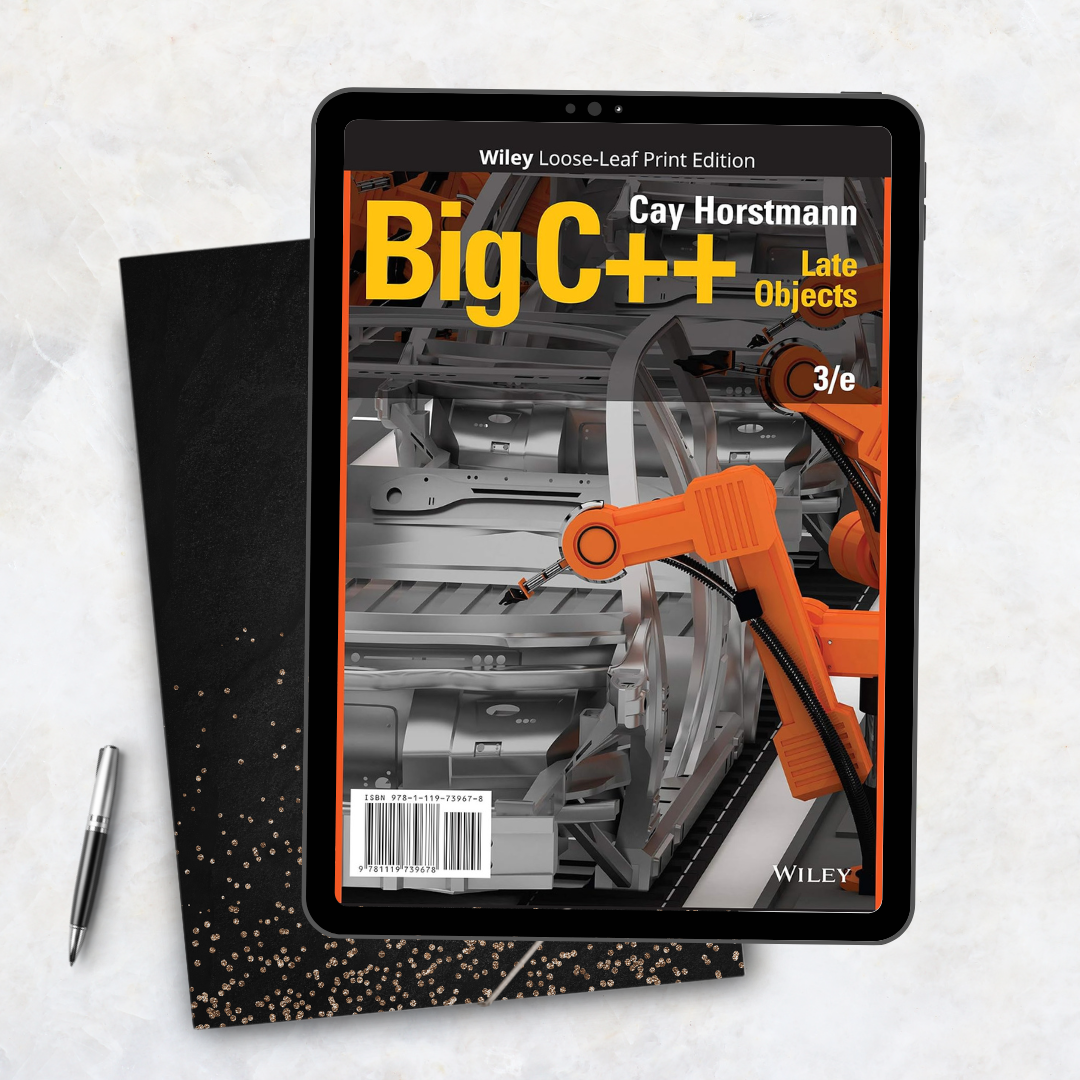 Big C++ late objects 3rd Edition
